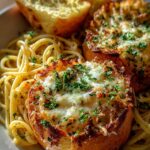 Spaghetti Garlic Bread
