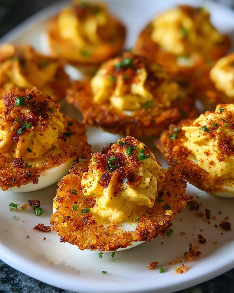 Spicy Bayou Deviled Eggs - detail 1