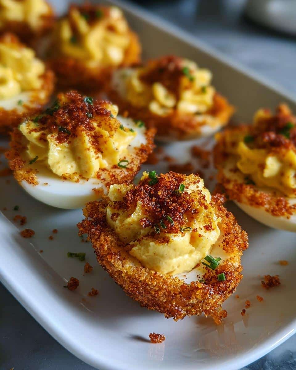 Spicy Bayou Deviled Eggs - detail 2