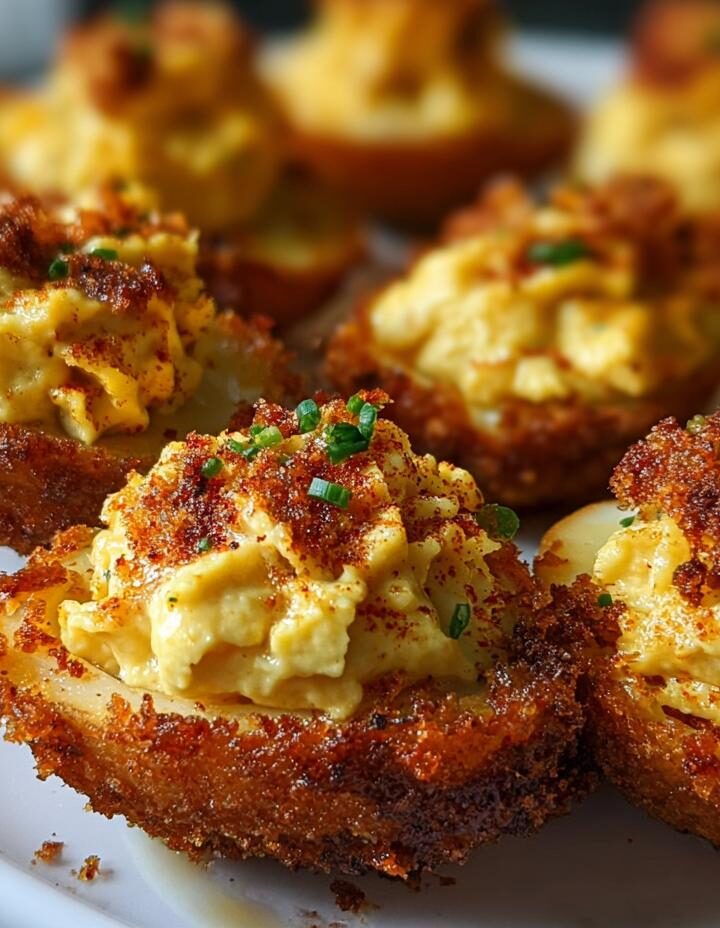Spicy Bayou Deviled Eggs