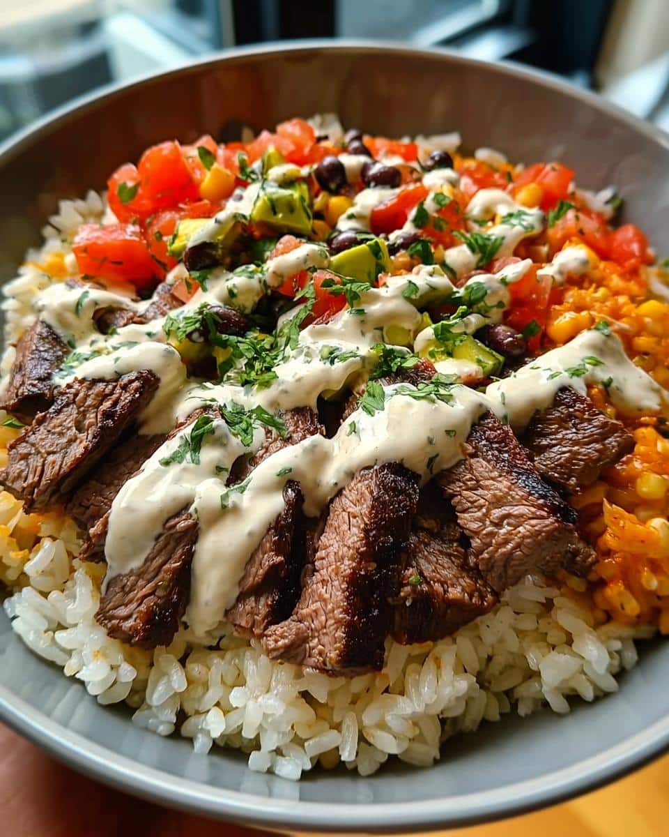Steak Queso Rice Bowl - detail 1