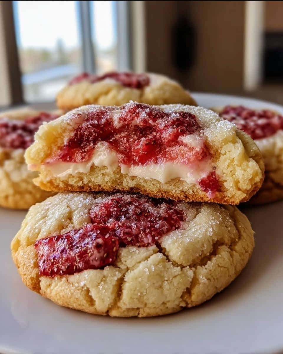 Strawberry Cheesecake Cookies - detail 2