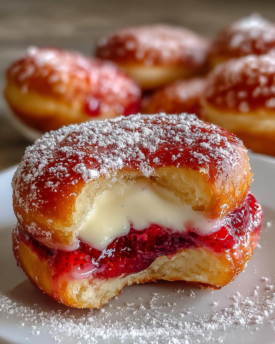 Strawberry Cheesecake Donuts - detail 1