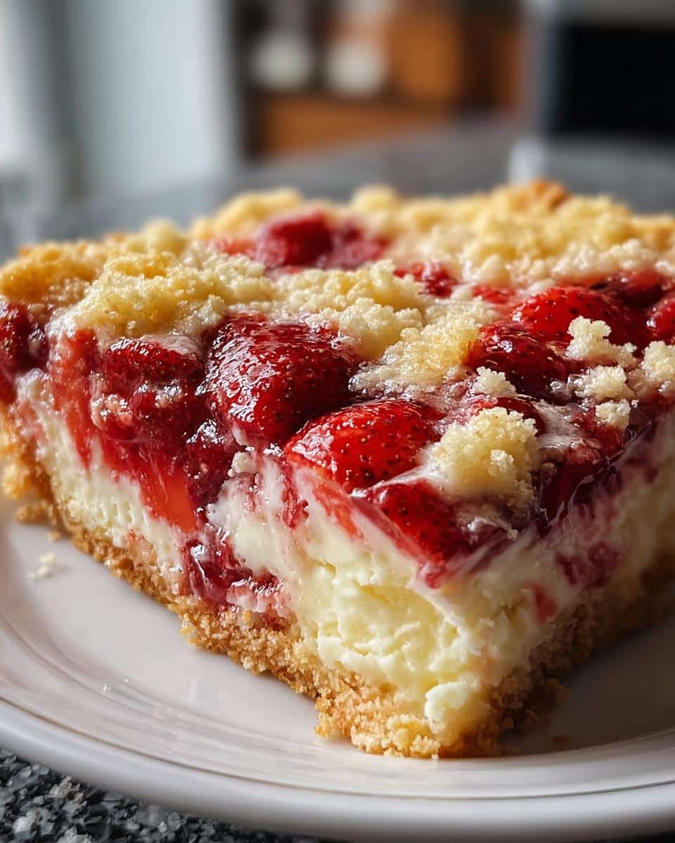 Strawberry Cheesecake Dump Cake - detail 1