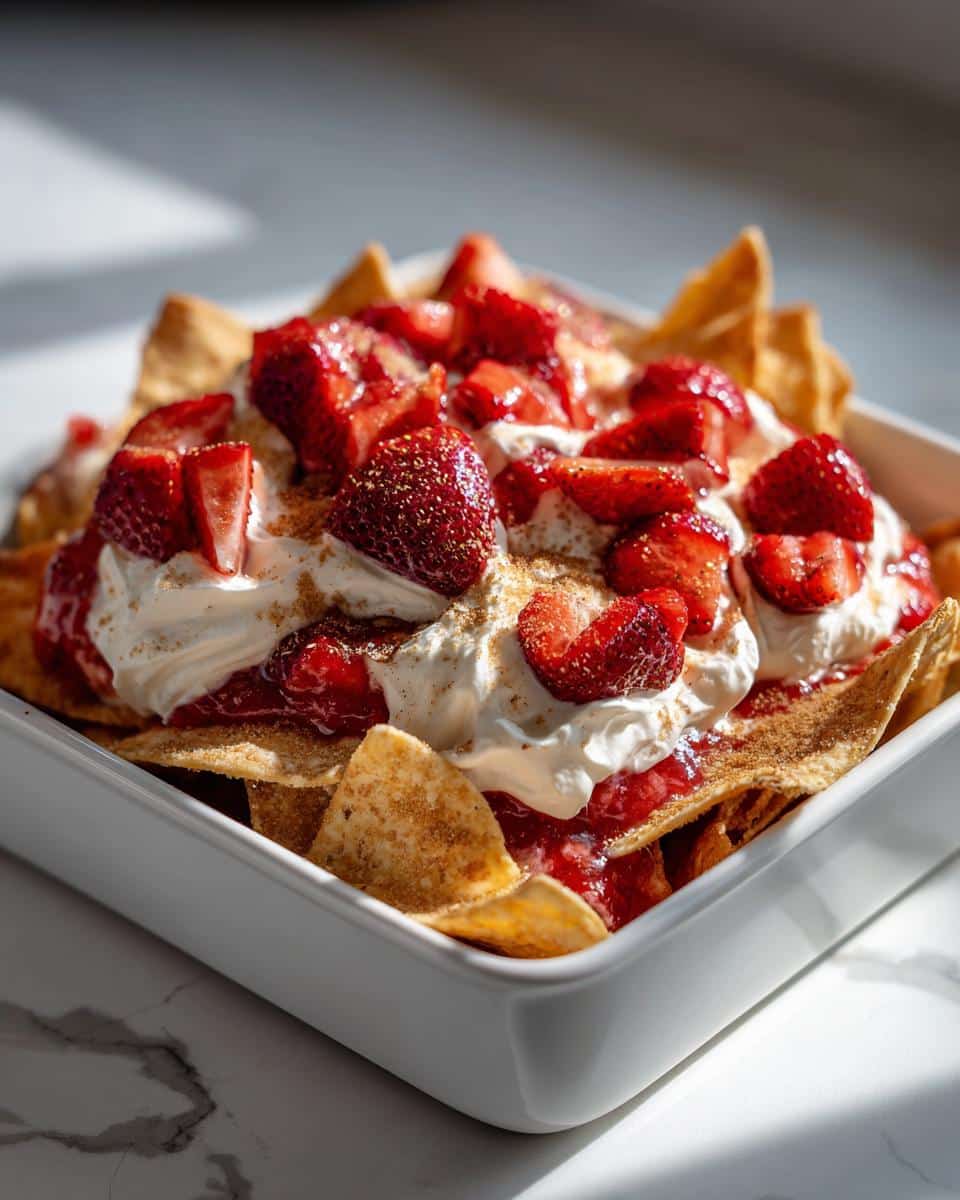 Strawberry Cheesecake Nachos Box