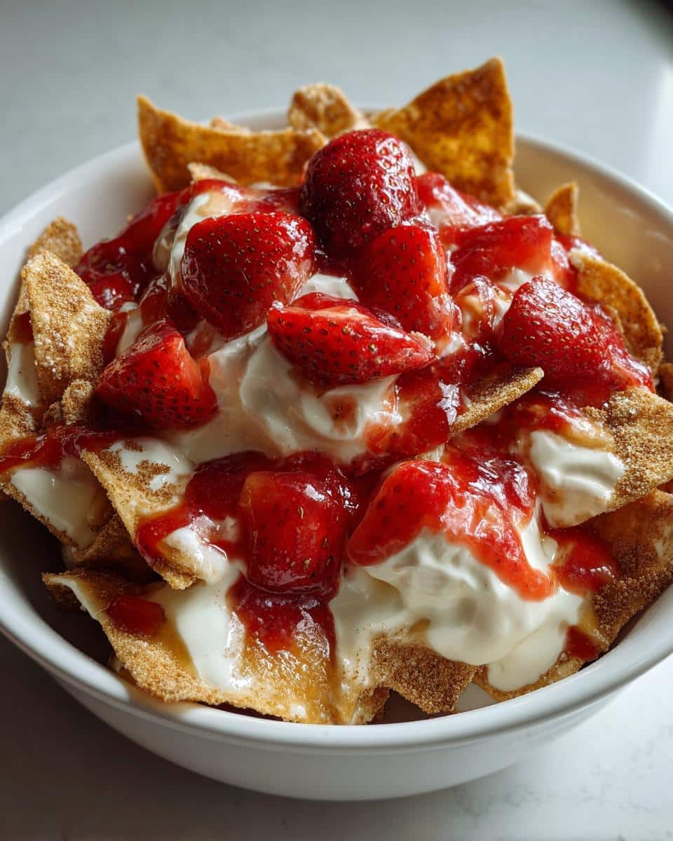 Strawberry Cheesecake Nachos Box