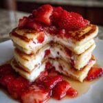 Strawberry Cheesecake Pancakes