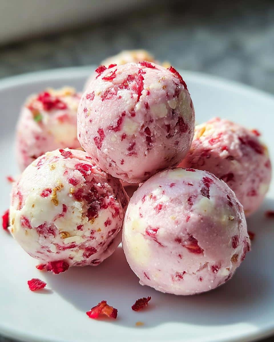 Strawberry Cheesecake Protein Balls - detail 1