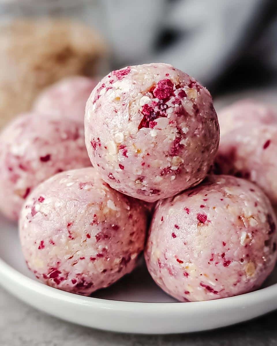 Strawberry Cheesecake Protein Balls - detail 2