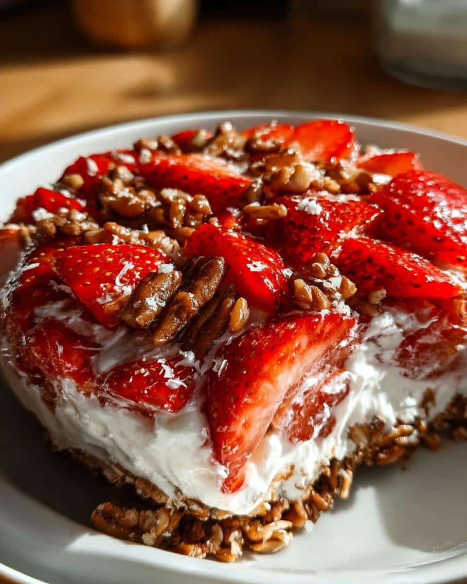 Strawberry Crackle Salad - detail 1