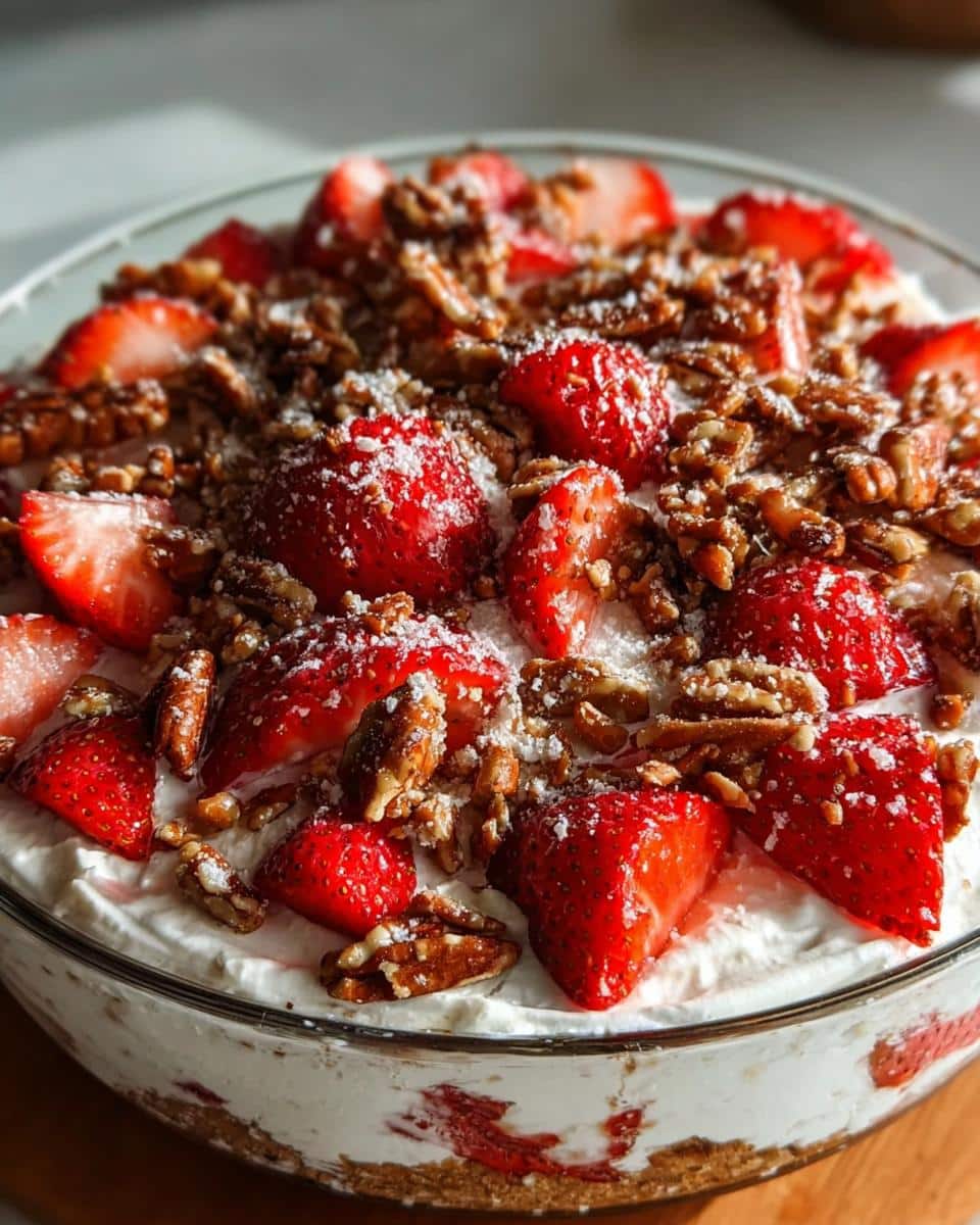 Strawberry Crackle Salad - detail 2