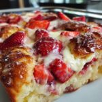 Strawberry Cream Cheese Cobbler