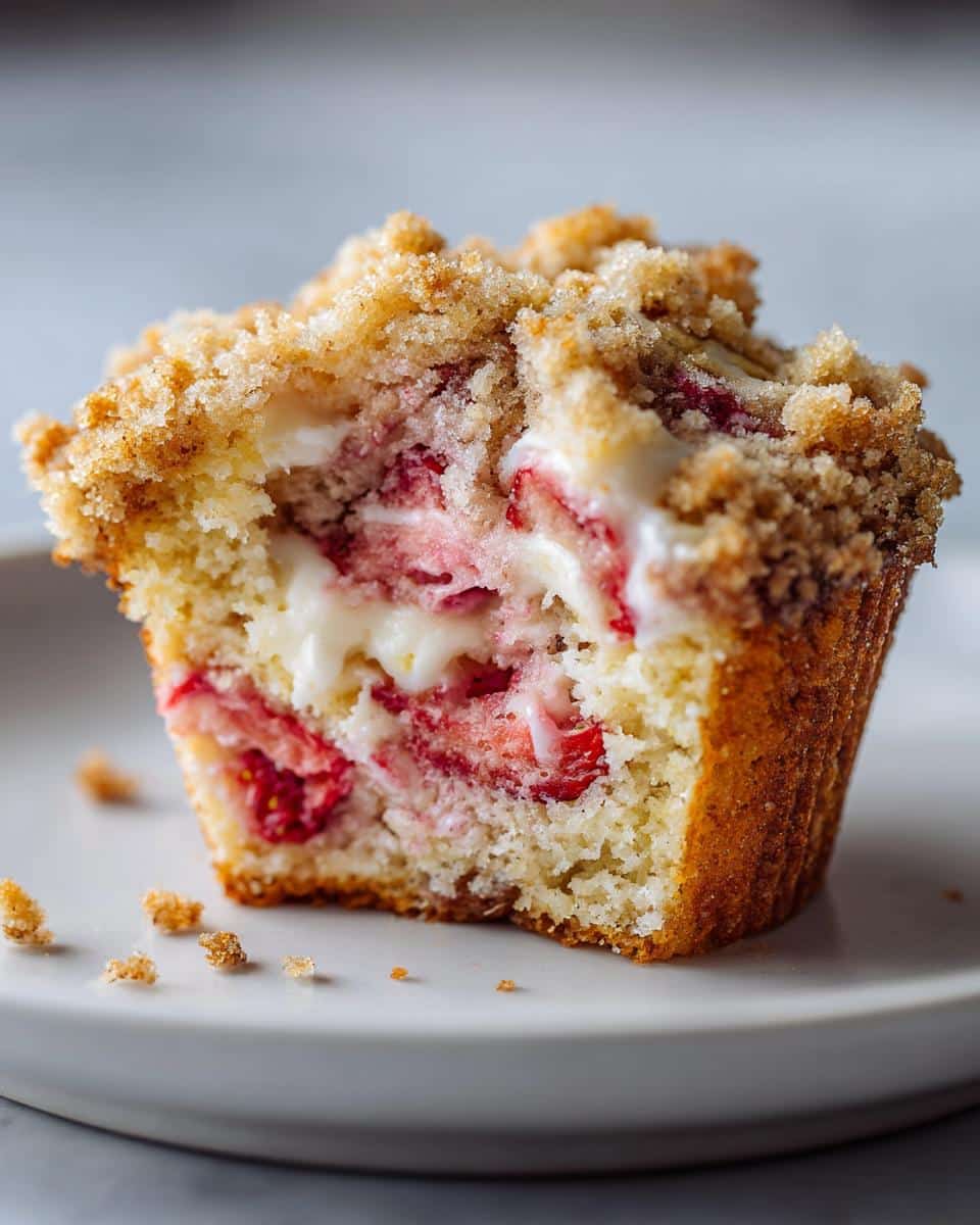 Strawberry Cream Cheese Muffins - detail 1