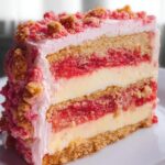 Strawberry Crunch Cake