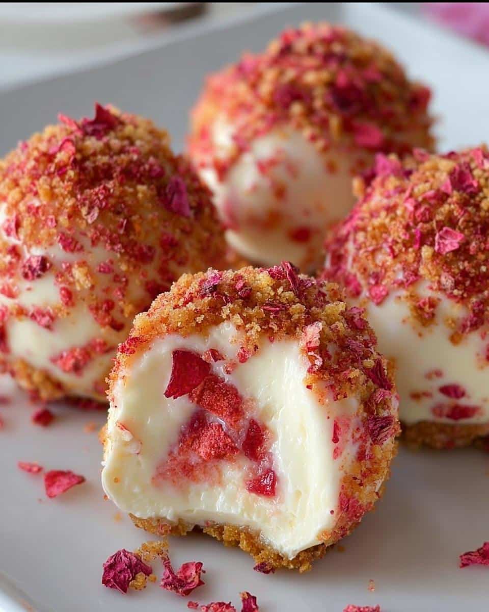 Strawberry Crunch Cheesecake Bites - detail 1