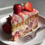 Strawberry Earthquake Cake