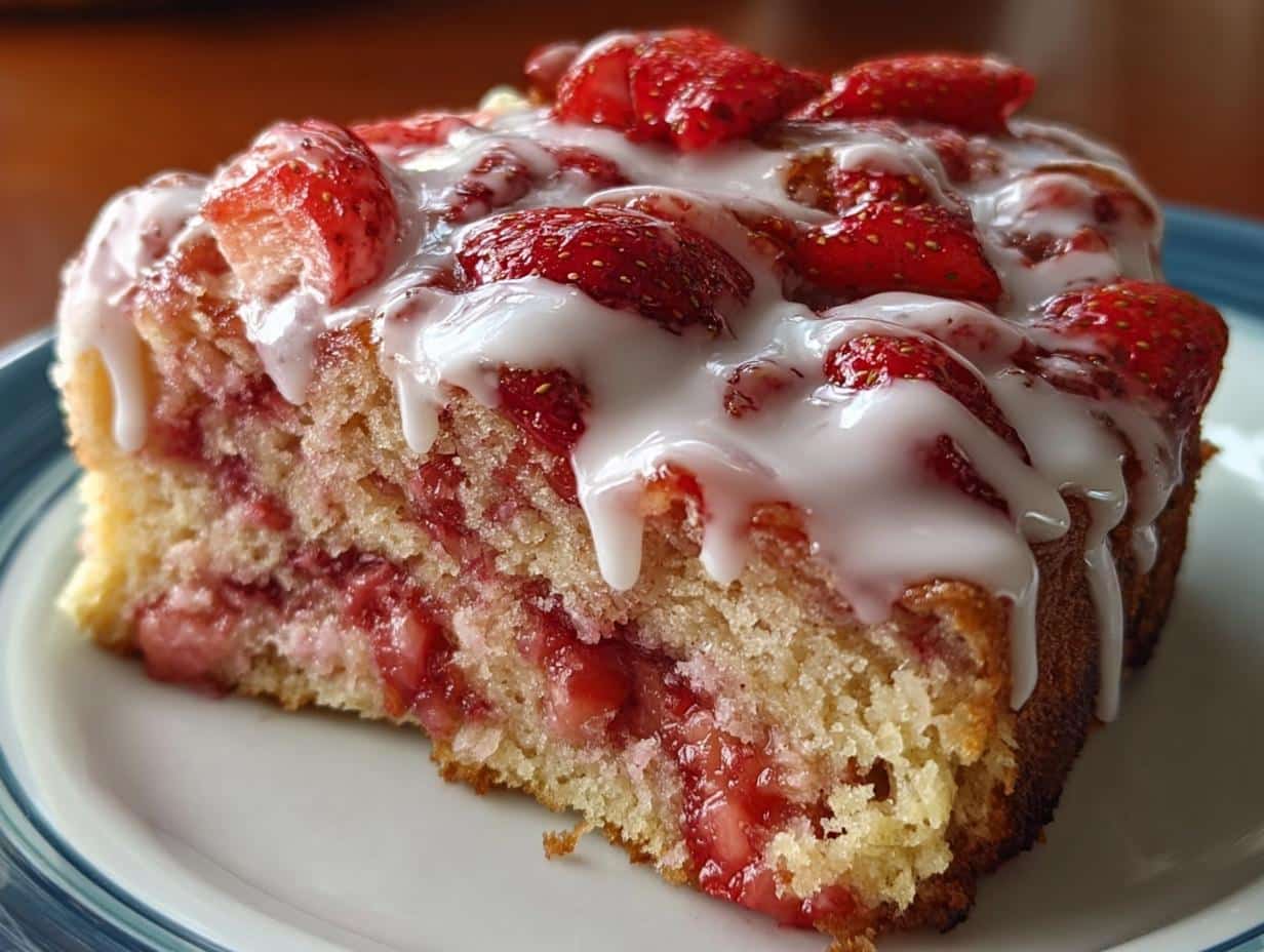 Strawberry Honeybun Cake - detail 1