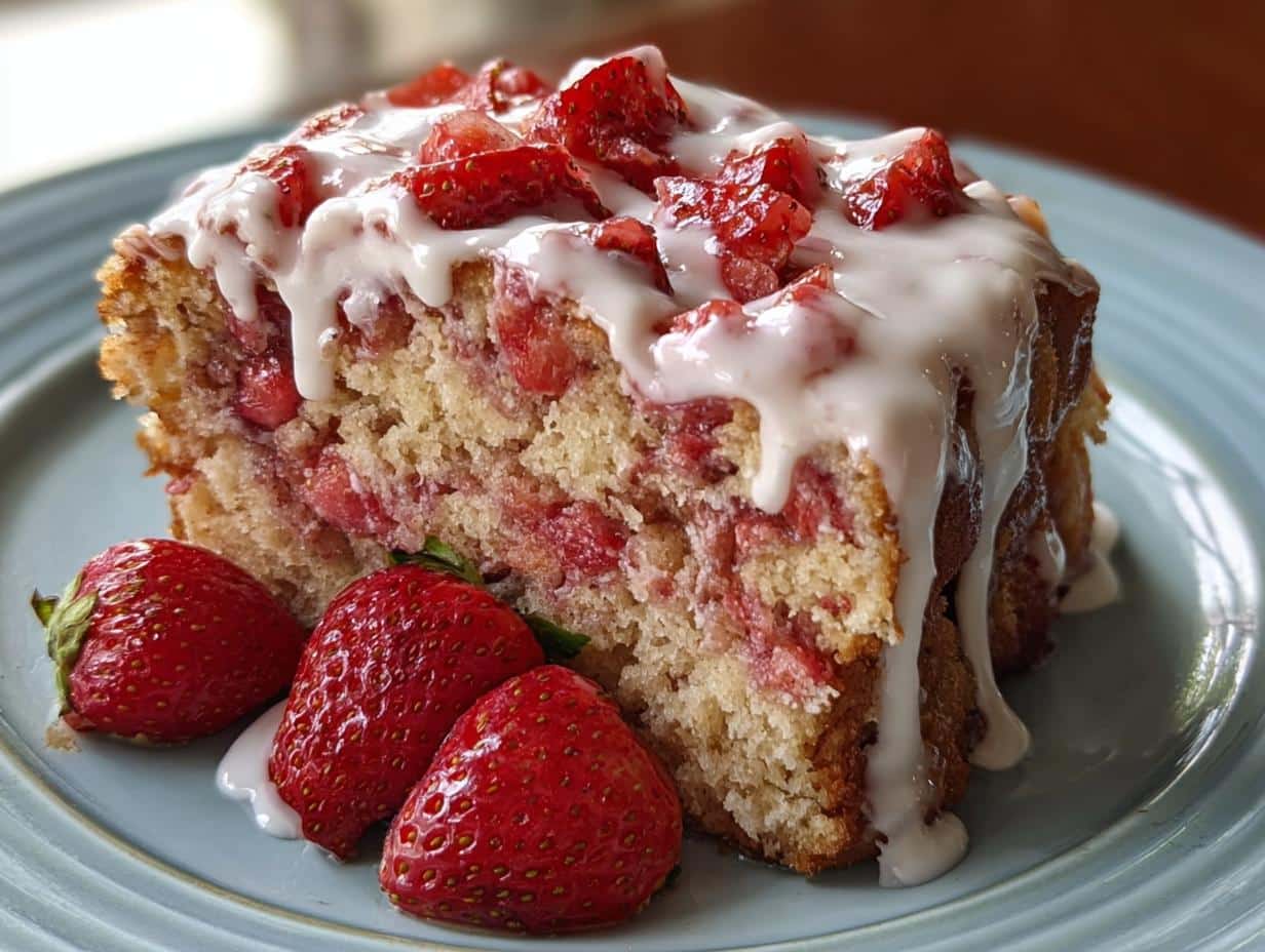 Strawberry Honeybun Cake - detail 2