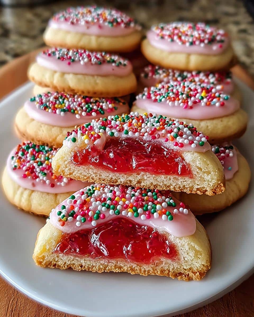 Strawberry Pop Tart Sugar Cookies - detail 2