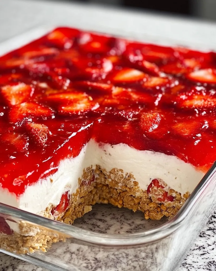 Strawberry Pretzel Salad