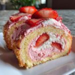 Strawberry Shortcake Cheesecake Rolls