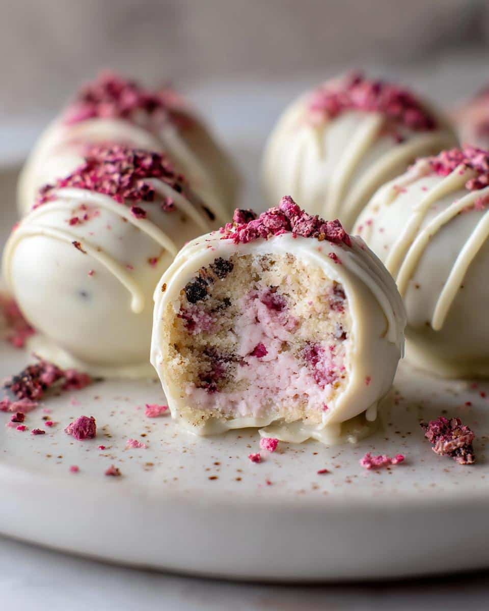 Strawberry Shortcake Oreo Balls