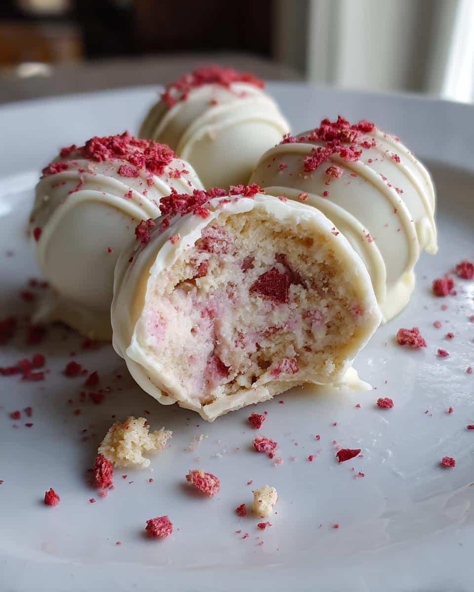 Strawberry Shortcake Oreo Balls