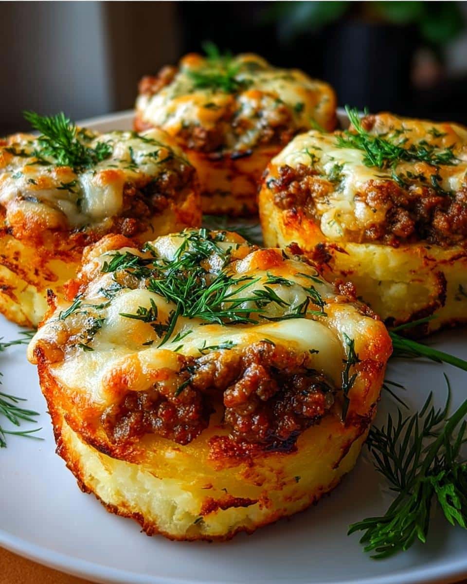 Stuffed Mashed Potato Nests - detail 3