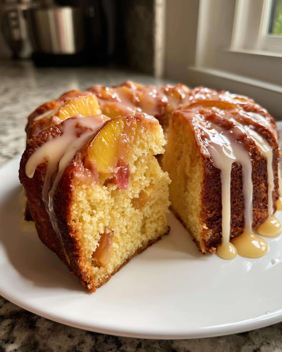 Summer Peach Cake - detail 3