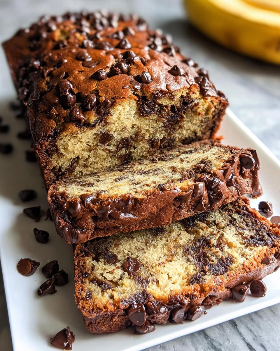 Super Moist Chocolate Chip Banana Bread - detail 1