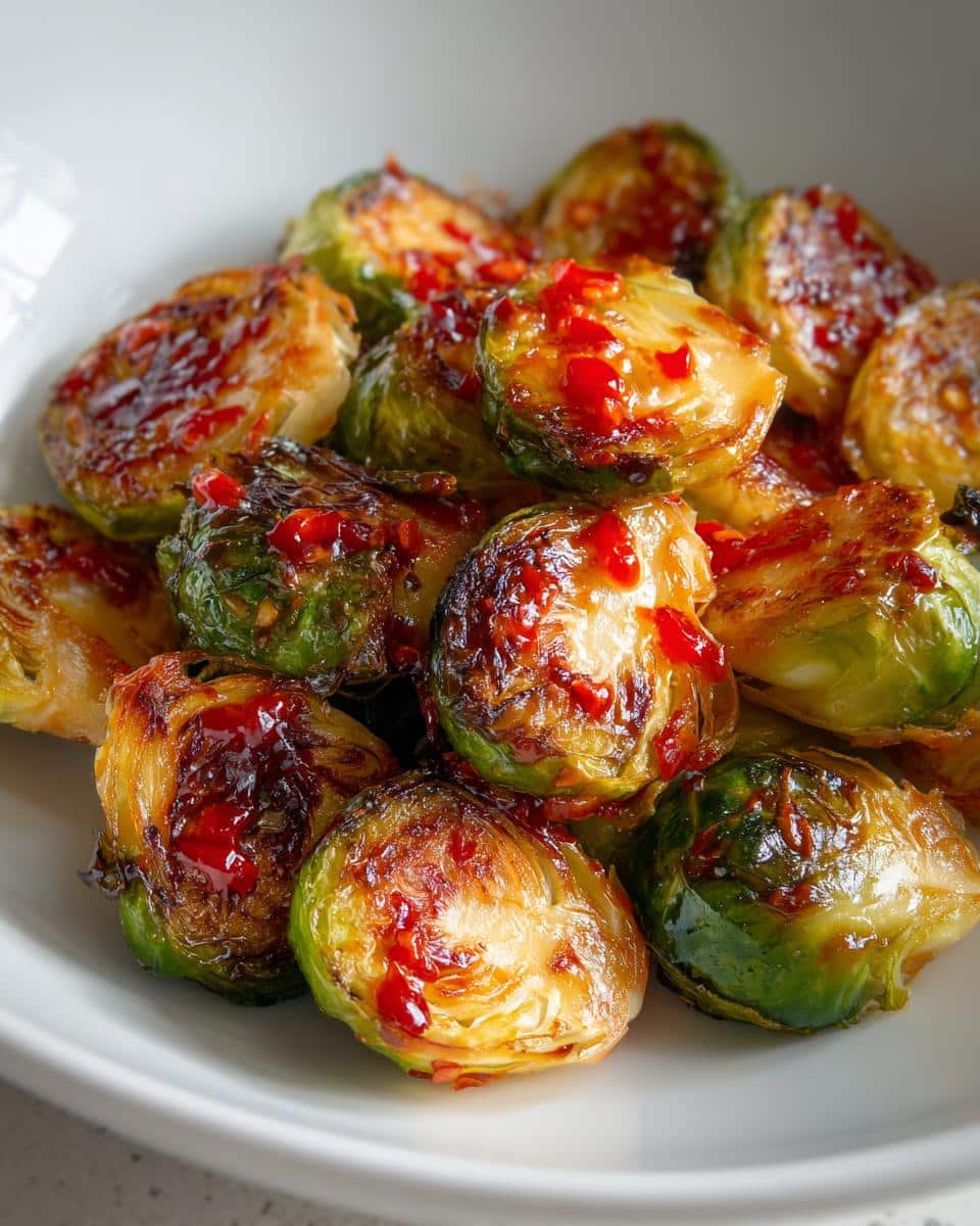 Sweet Chili Air Fryer Brussels Sprouts - detail 1