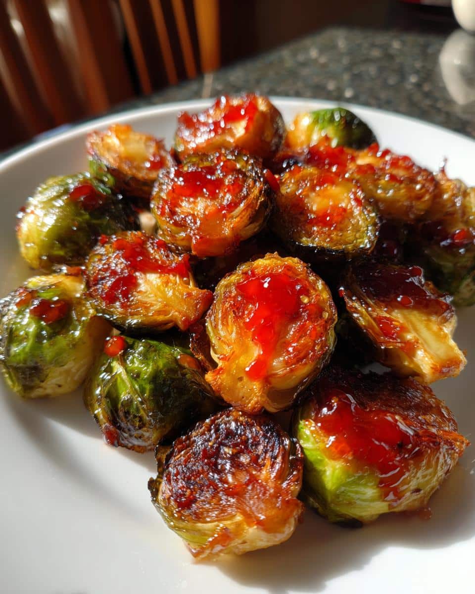 Sweet Chili Air Fryer Brussels Sprouts - detail 3