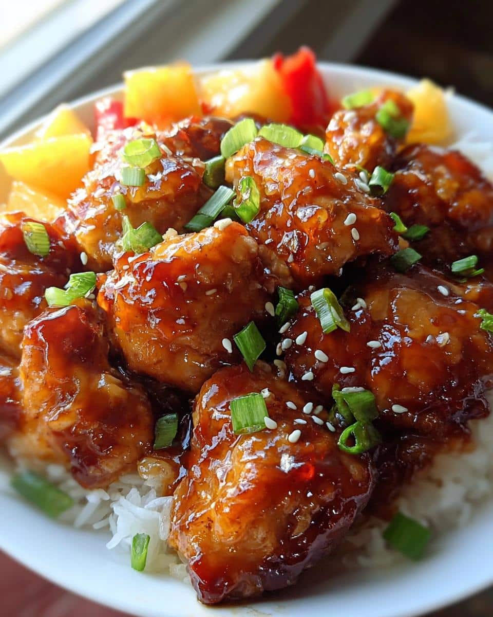 Sweet Hawaiian Crockpot Chicken - detail 1