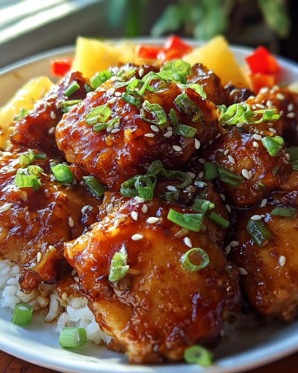 Sweet Hawaiian Crockpot Chicken - detail 2