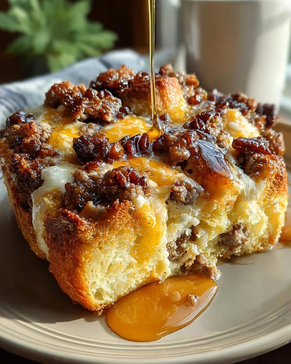 Sweet Maple Sausage Breakfast Casserole - detail 1