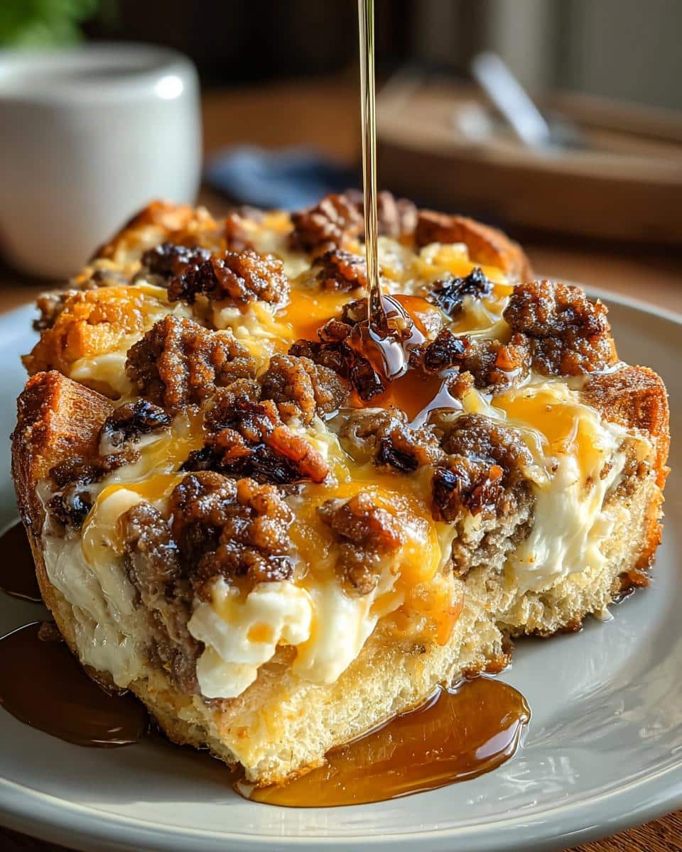 Sweet Maple Sausage Breakfast Casserole - detail 2