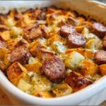 Sweet Potato and Apple Sausage Casserole