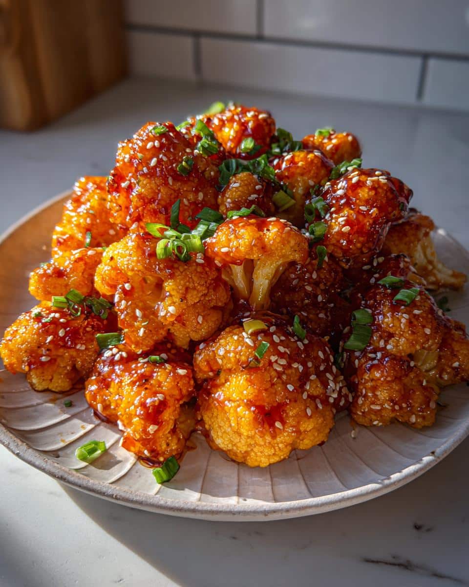 Sweet and Spicy Baked Cauliflower - detail 1