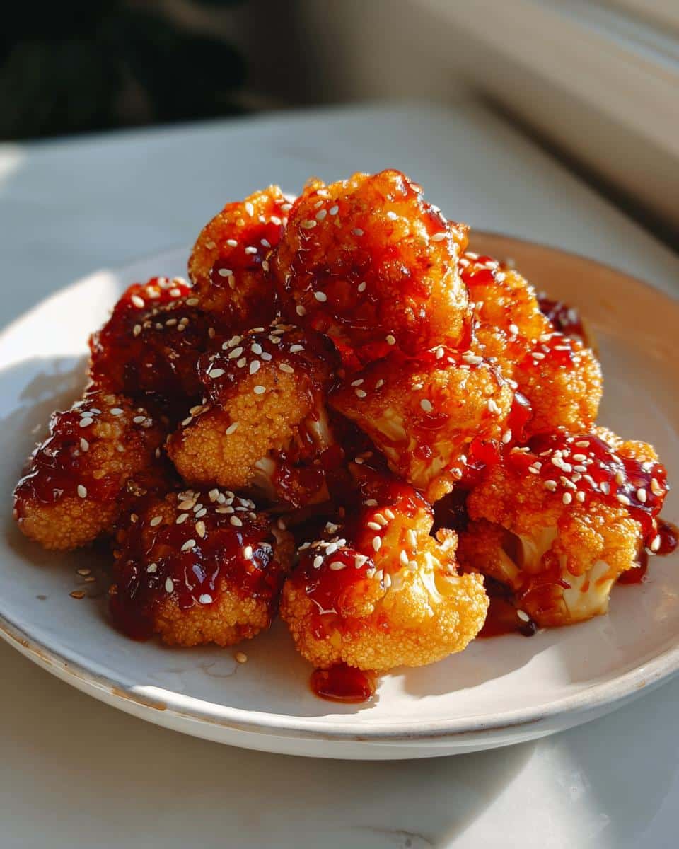 Sweet and Spicy Baked Cauliflower - detail 2