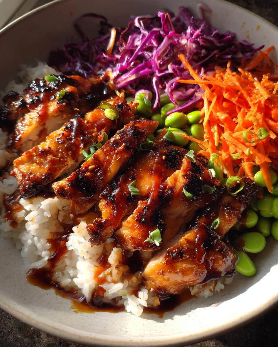 Teriyaki Chicken Rice Bowl - detail 3
