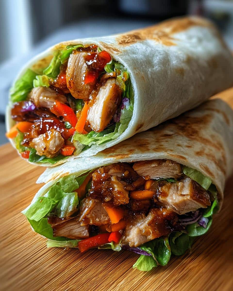 Teriyaki Chicken Wrap - detail 1