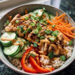 Thai Peanut Chicken Buddha Bowl