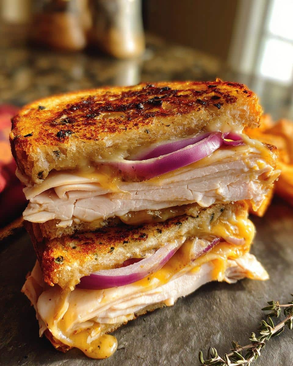 Turkey Dijon Melt Sandwiches - detail 2