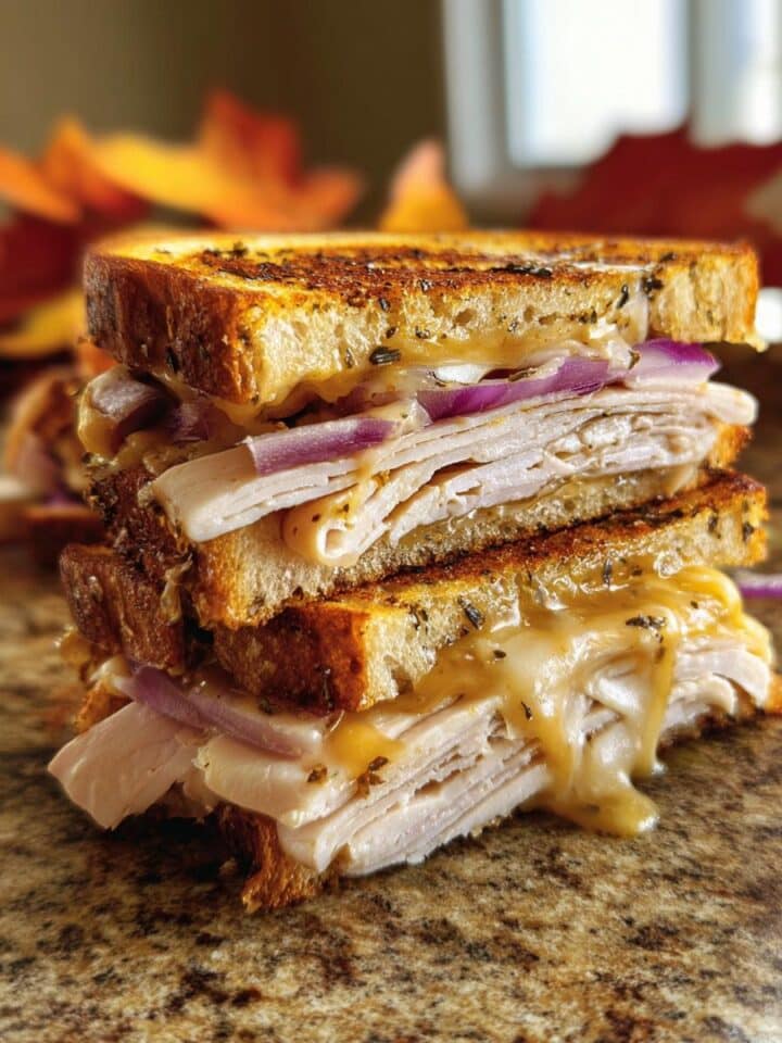 Turkey Dijon Melt Sandwiches