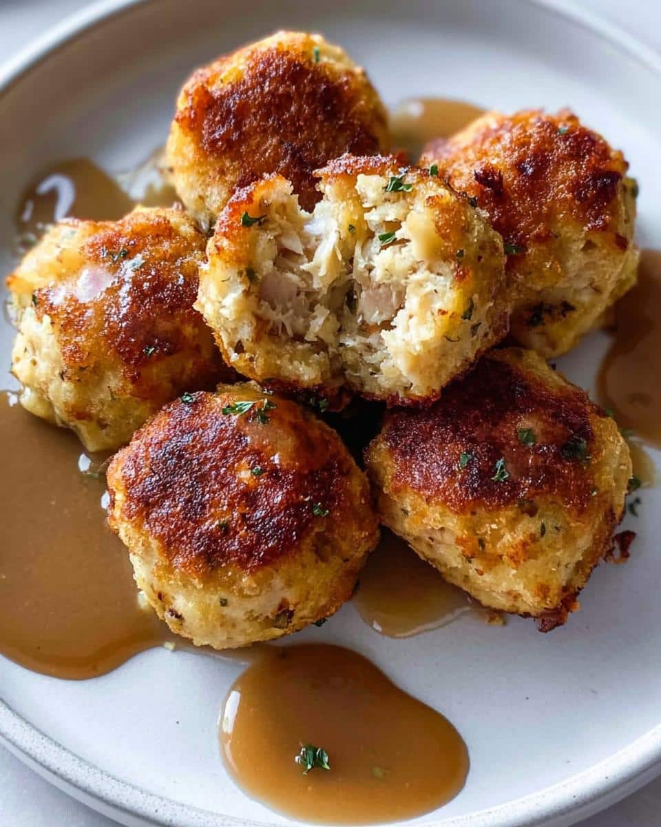 Turkey Stuffing Balls - detail 2