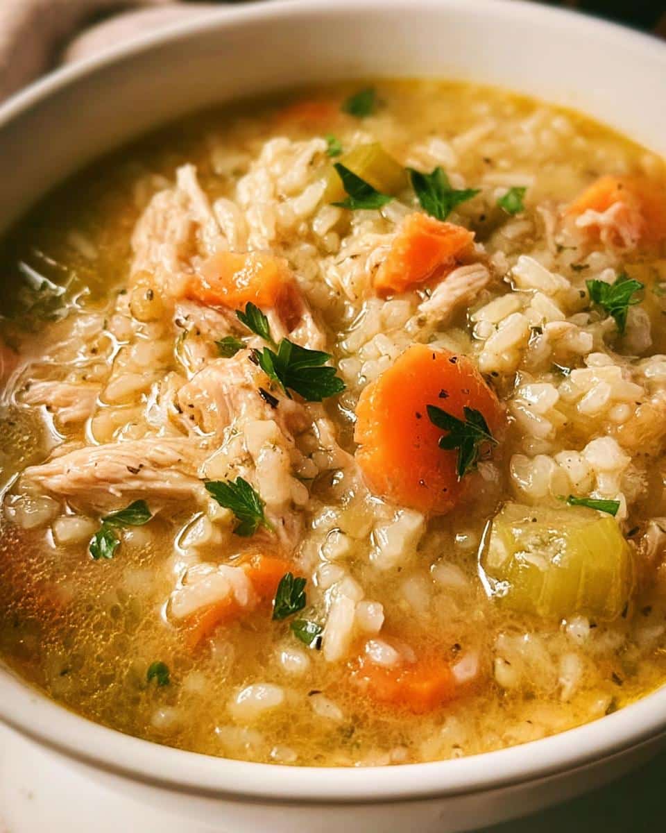Turkey and Rice Soup - detail 1