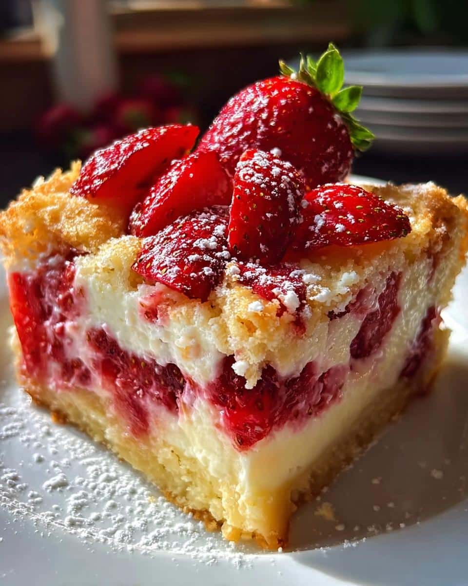 Ultimate Strawberry Cheesecake Dump Cake - detail 1