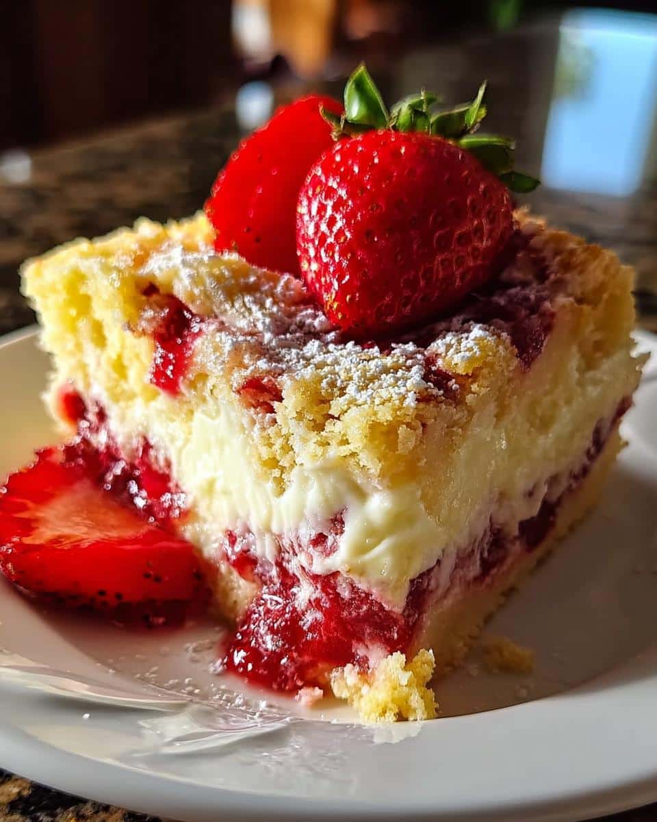 Ultimate Strawberry Cheesecake Dump Cake - detail 2