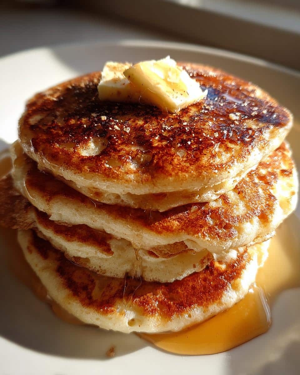 VANILLA CINNAMON BUTTERMILK PANCAKES - detail 1