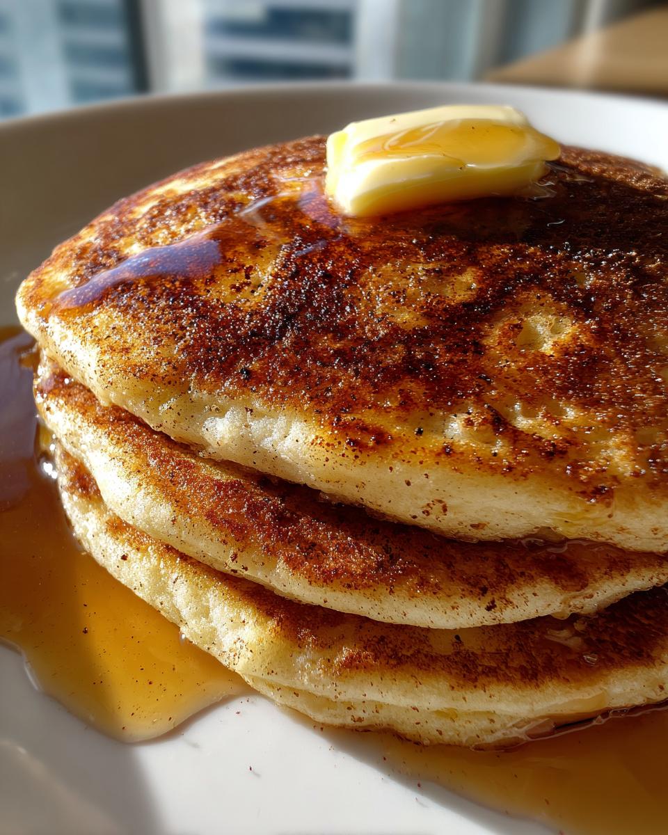 VANILLA CINNAMON BUTTERMILK PANCAKES - detail 2